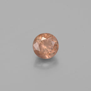 Granada de mudança de cor multicolorido natural 0,58ct, corte redondo, VS-SI