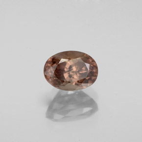 Granada que muda de cor Marrom Dourado a Laranja Natural 1.31ct, Corte Oval, VS-SI