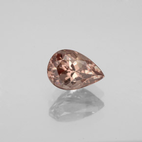 Granada de mudança de cor multicolorido natural 1,10ct, formato de pêra, VS