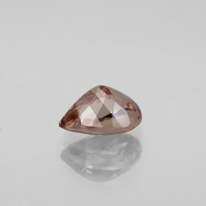 Granada de mudança de cor multicolorido natural 1,10ct, formato de pêra, VS