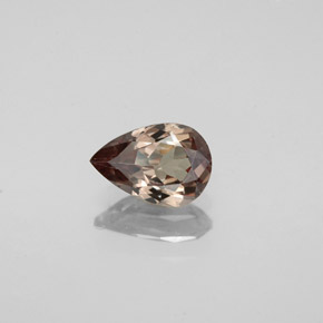 Granada de mudança de cor mudança de cor natural 0,80ct, formato de pêra, VVS-VS