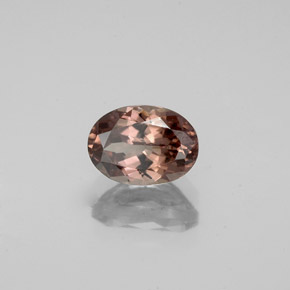 Granada de mudança de cor multicolorido natural 1,27ct, corte oval, VS