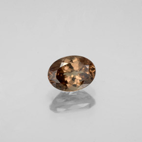 Granada de mudança de cor multicolorido natural 1,18ct, corte oval, VVS-VS