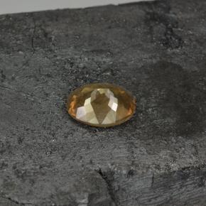 Granada que muda de cor Marrom Dourado a Laranja Natural 3.87ct, Corte Oval, VS-SI