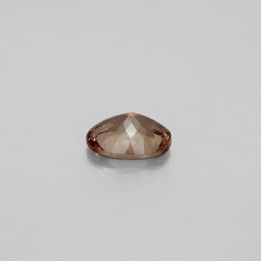 Granada de mudança de cor marrom natural 1,57ct, corte oval, VS