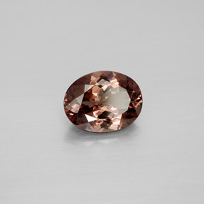 Granada que muda de cor Rosa acastanhado a vermelho Natural 3.54ct, Corte Oval, VS