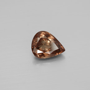 Granada de mudança de cor multicolorido natural 2,35ct, formato de pêra, VS-SI