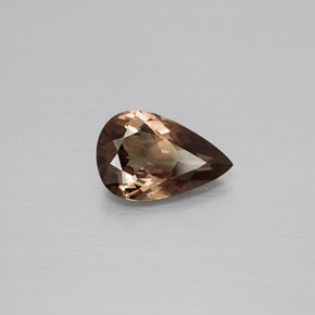 Granada de mudança de cor mudança de cor natural 2,01ct, formato de pêra, VS