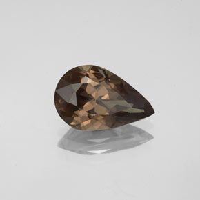 Granada que muda de cor Marrom Dourado a Laranja Natural 2.21ct, Formato de pêra, VS