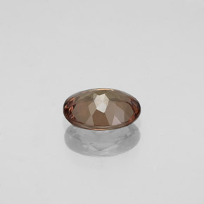Granada de mudança de cor marrom natural 1,41ct, corte oval, VS