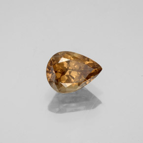Granada de mudança de cor multicolorido natural 1,61ct, formato de pêra, VS-SI