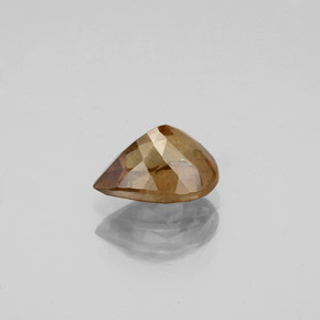 Granada de mudança de cor multicolorido natural 1,61ct, formato de pêra, VS-SI