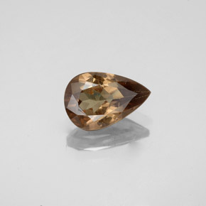 Granada de mudança de cor multicolorido natural 1,58ct, formato de pêra, VS-SI
