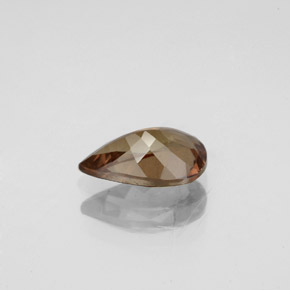 Granada de mudança de cor multicolorido natural 1,58ct, formato de pêra, VS-SI