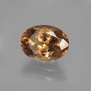 Granada que muda de cor Marrom Dourado a Laranja Natural 1.87ct, Corte Oval, VS-SI