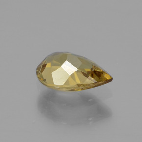 Granada de mudança de cor multicolorido natural 0,47ct, formato de pêra, VVS