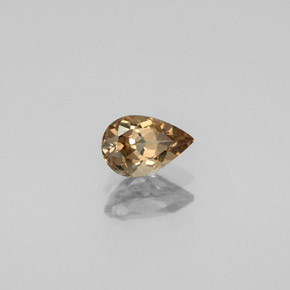 Granada de mudança de cor mudança de cor natural 0,64ct, formato de pêra, VS