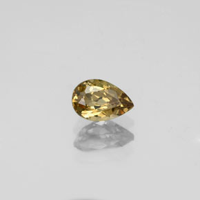 Granada de mudança de cor mudança de cor natural 0,63ct, formato de pêra, VVS-VS