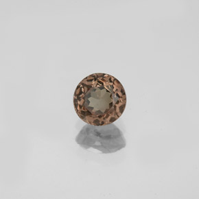 Granada de mudança de cor multicolorido natural 0,75ct, corte redondo, VS