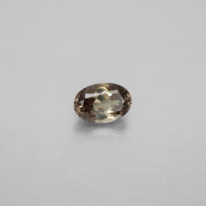 Granada de mudança de cor multicolorido natural 0,60ct, corte oval, VS