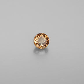 Granada de mudança de cor multicolorido natural 0,43ct, corte redondo, VS