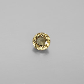 Granada de mudança de cor multicolorido natural 0,51ct, corte redondo, VS