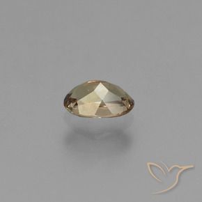Granada que muda de cor Marrom claro Natural 0.57ct, oval, VVS-VS