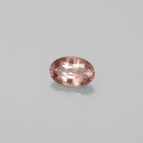 Granada de mudança de cor multicolorido natural 0,54ct, corte oval, VS