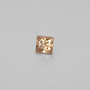 Granada de mudança de cor multicolorido natural 0,40ct, quadrado, VS