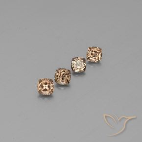 Pedras preciosas de Granada que muda de cor Marrom claro natural de 2.10 ct, Almofada, VS