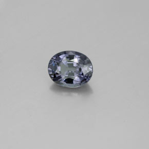 Granada de mudança de cor multicolorido natural 0,85ct, corte oval, VVS