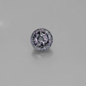 Granada de mudança de cor multicolorido natural 0,84ct, corte redondo, VVS
