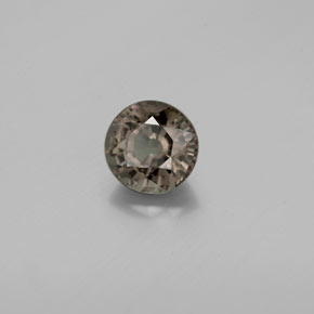 Granada de mudança de cor multicolorido natural 1,18ct, corte redondo, VS-SI