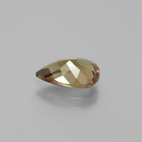 Granada de mudança de cor multicolorido natural 1,56ct, formato de pêra, VS-SI