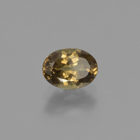 Granada de mudança de cor multicolorido natural 1,18ct, corte oval, VVS-VS