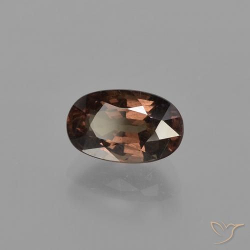 Granada que muda de cor Castanho médio Natural 2.64ct, oval, VS