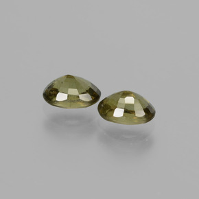 Pedras preciosas de Granada que muda de cor Amarelo dourado natural de 1.37 ct, Corte Oval, VS