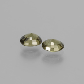 Pedras preciosas de Granada que muda de cor Marrom esverdeado a rosa avermelhado natural de  ct, Corte Oval, VS-SI