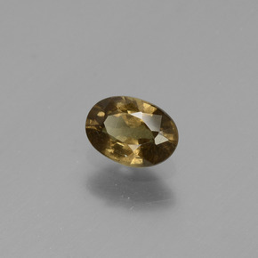 Granada que muda de cor Marrom esverdeado a rosa avermelhado Natural 0.62ct, Corte Oval, VS