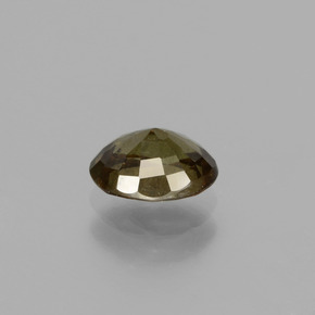 Granada de mudança de cor marrom natural 0,89ct, corte oval, VS