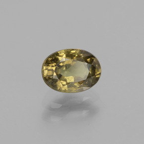 Granada de mudança de cor multicolorido natural 0,94ct, corte oval, VS