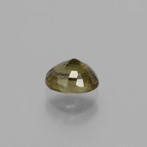 Granada de mudança de cor marrom natural 0,80ct, corte oval, VS-SI