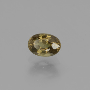 Granada de mudança de cor multicolorido natural 0,75ct, corte oval, VS
