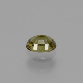 Granada de mudança de cor marrom natural 0,50ct, corte oval, VS
