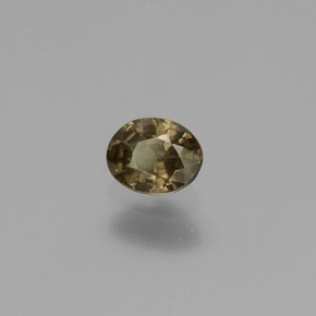 Granada de mudança de cor multicolorido natural 0,46ct, corte oval, VS
