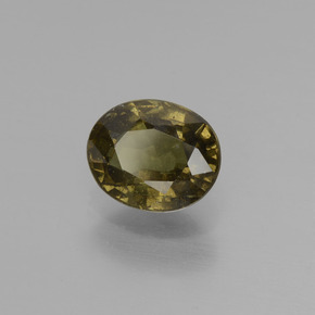 Granada de mudança de cor mudança de cor natural 1,51ct, corte oval, VS-SI