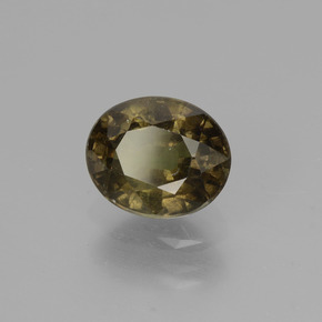 Granada de mudança de cor mudança de cor natural 1,86ct, corte oval, VS-SI