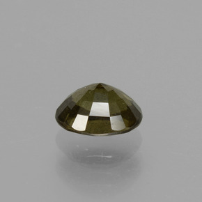 Granada de mudança de cor multicolorido natural 1,36ct, corte oval, VS-SI