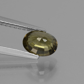 Granada de mudança de cor mudança de cor natural 1,13ct, corte oval, VS-SI