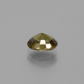 Granada de mudança de cor marrom natural 1,05ct, corte oval, VS-SI